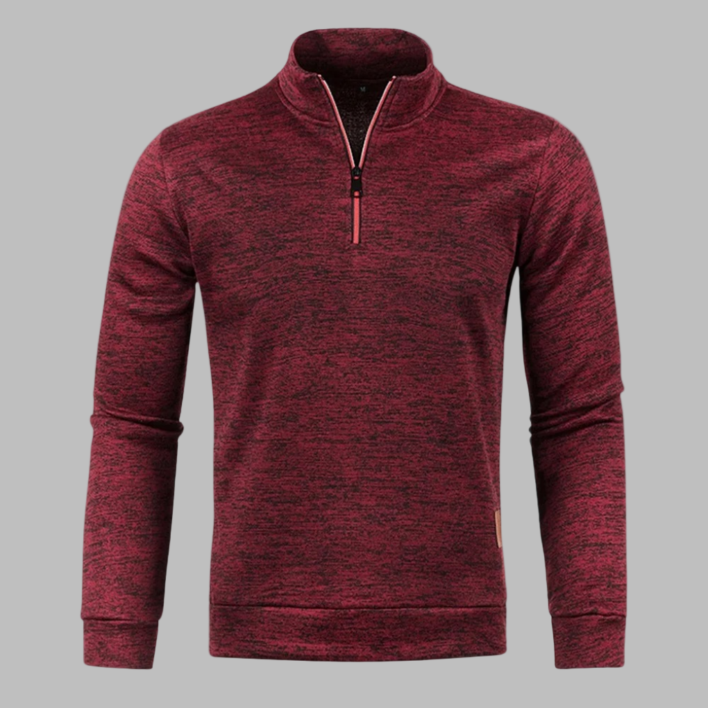 Men's Lightweight Summer Zipper Pullover