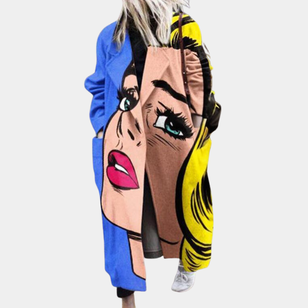 Autumnal Women's Coat Trendy Design