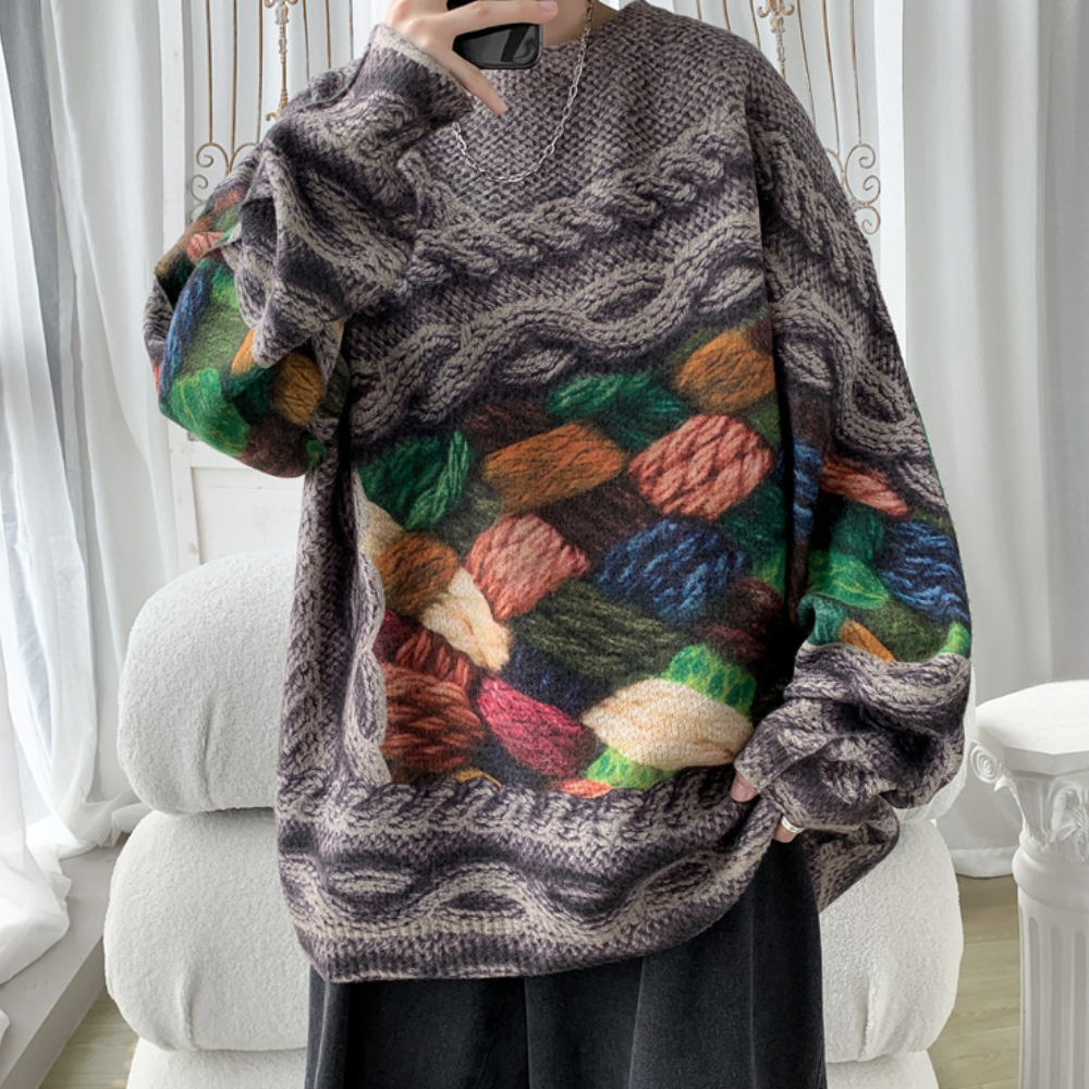Comfortable Men's Casual Knitted Sweater