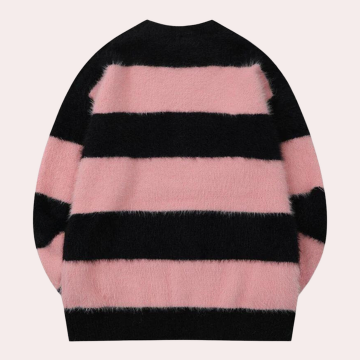 Modischer Oversize Pullover Damen Große Größen - IdealeKleiden