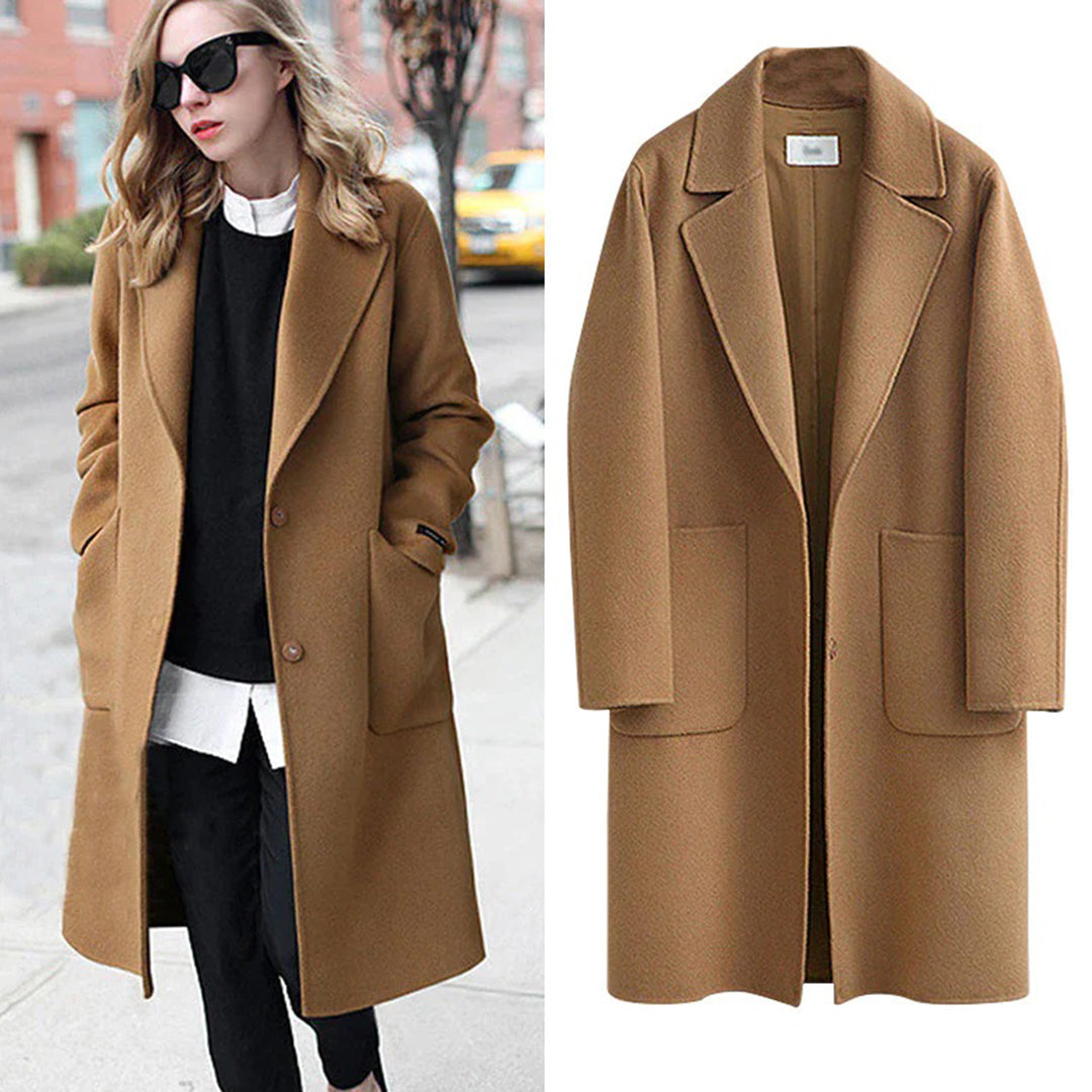 Elegant Women's Long Timeless Coat