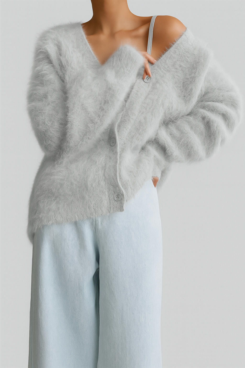 Women's Luxury Cashmere Cardigan Autumn Fashion