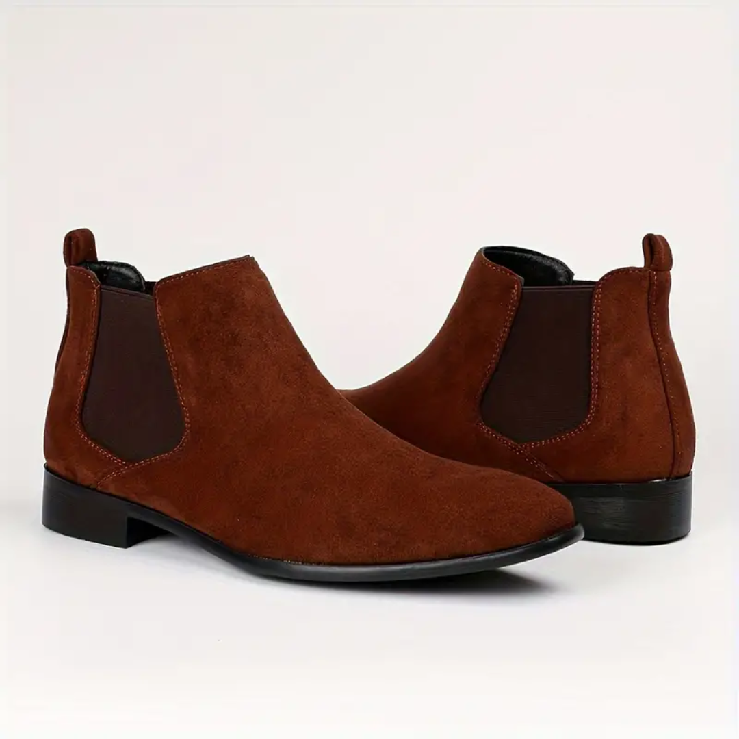 Men's Chelsea Boots Suede Look