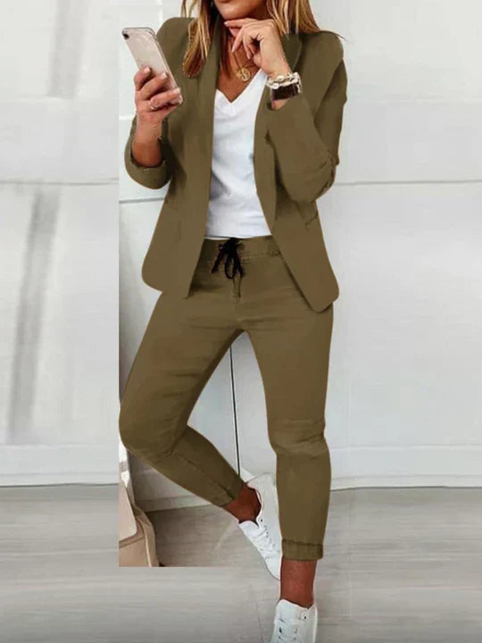 Eleganter Damen Blazer Anzug Klassisch