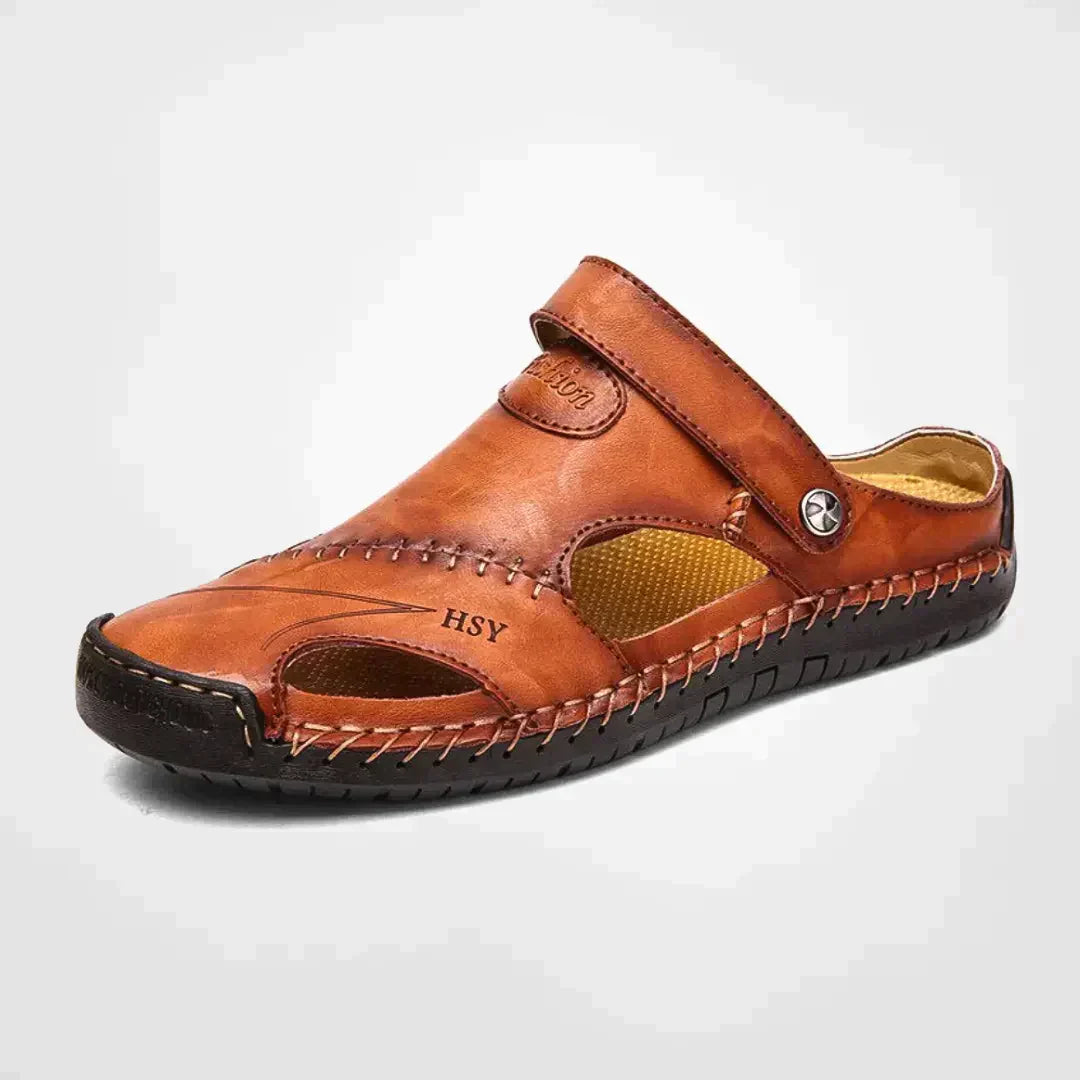 Comfortable Men's Leather Clogs