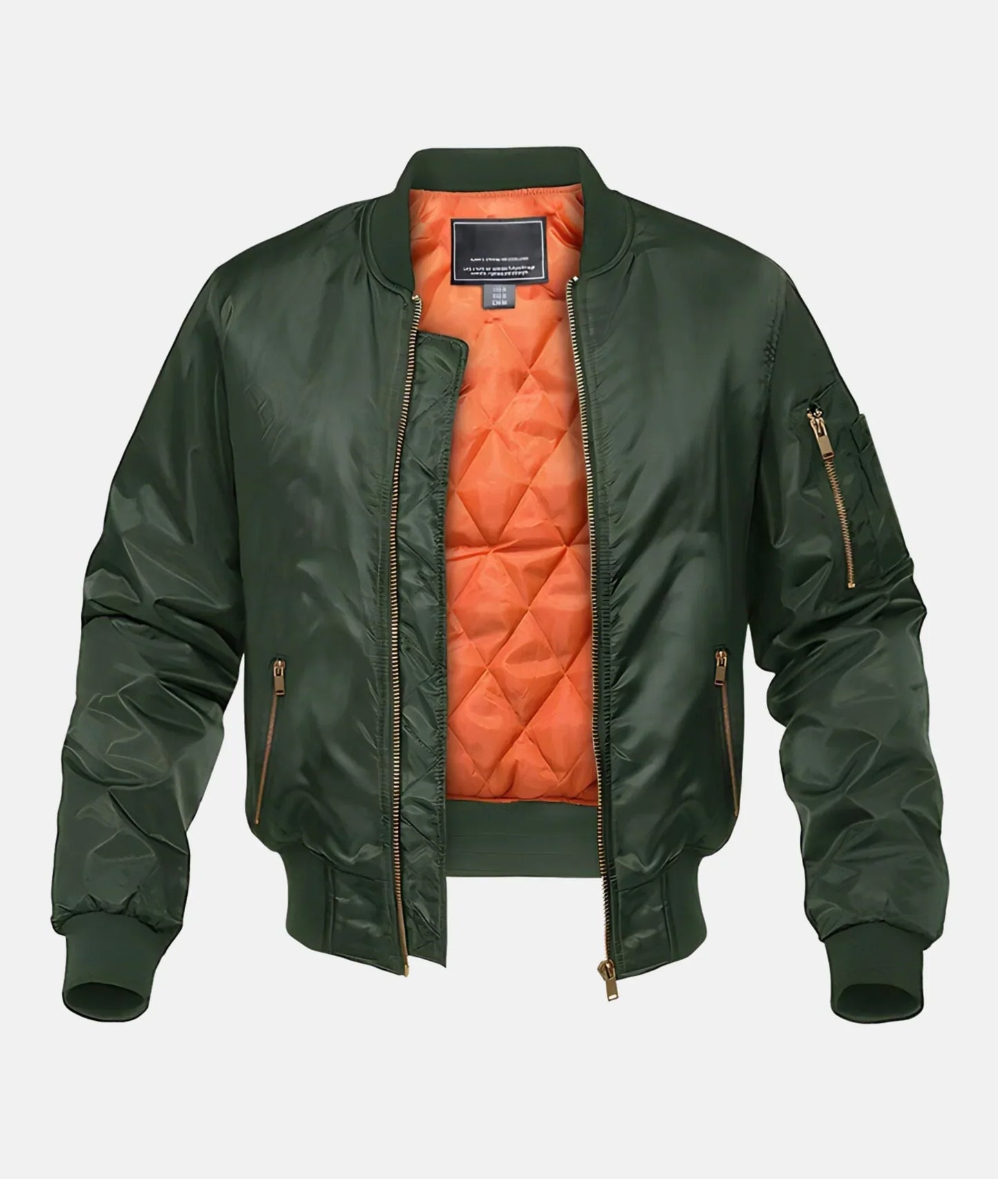Coleson Leather Bomber Jacket Pilot Style