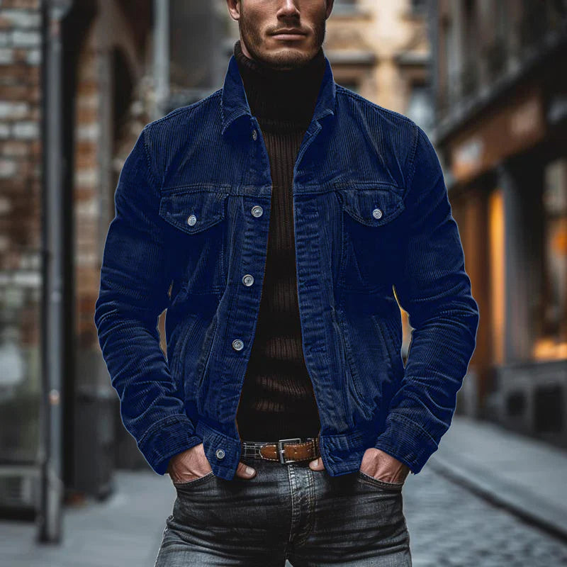 Men's Transitional Jacket With Buttons Regular