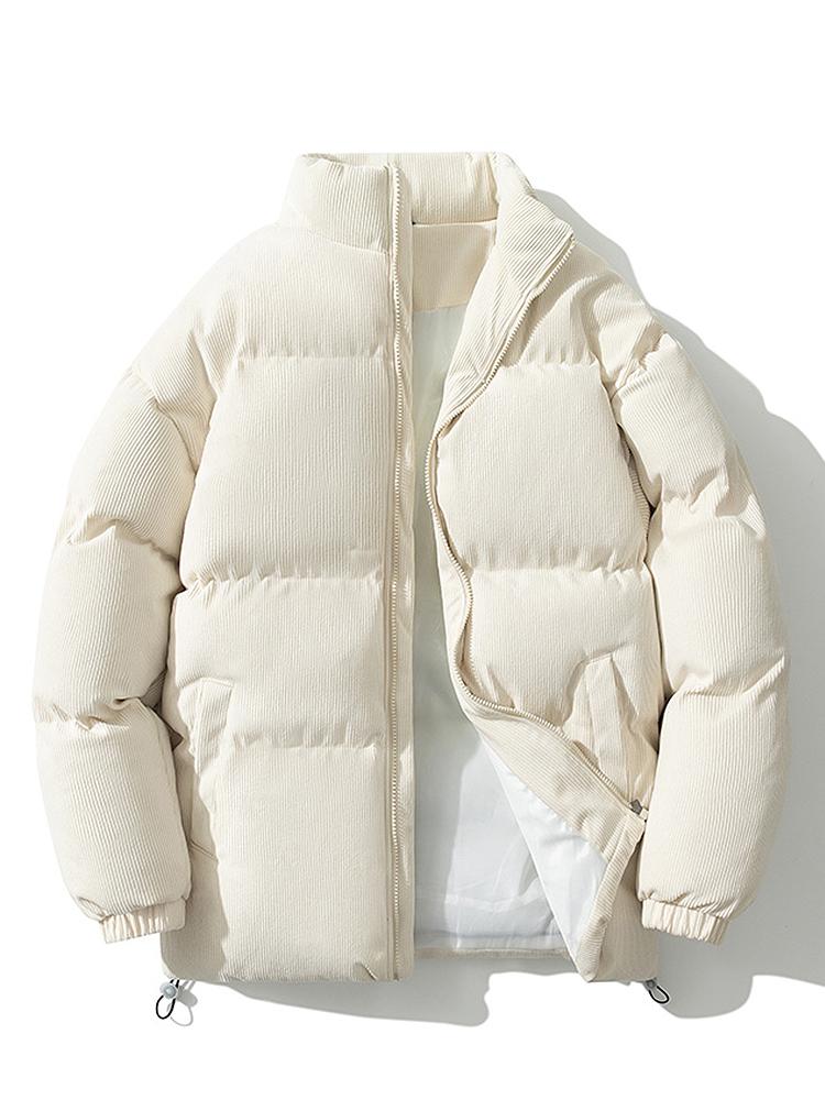 Men's Quilted Winter Jacket Warm Insulated