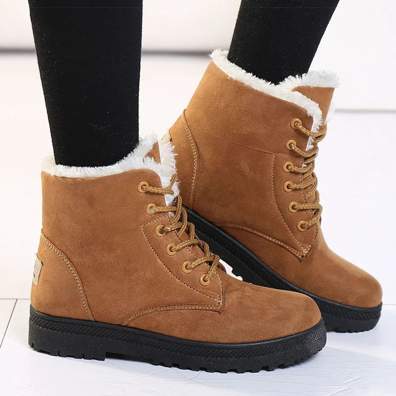 Warm Winter Boots Women Soft Padding