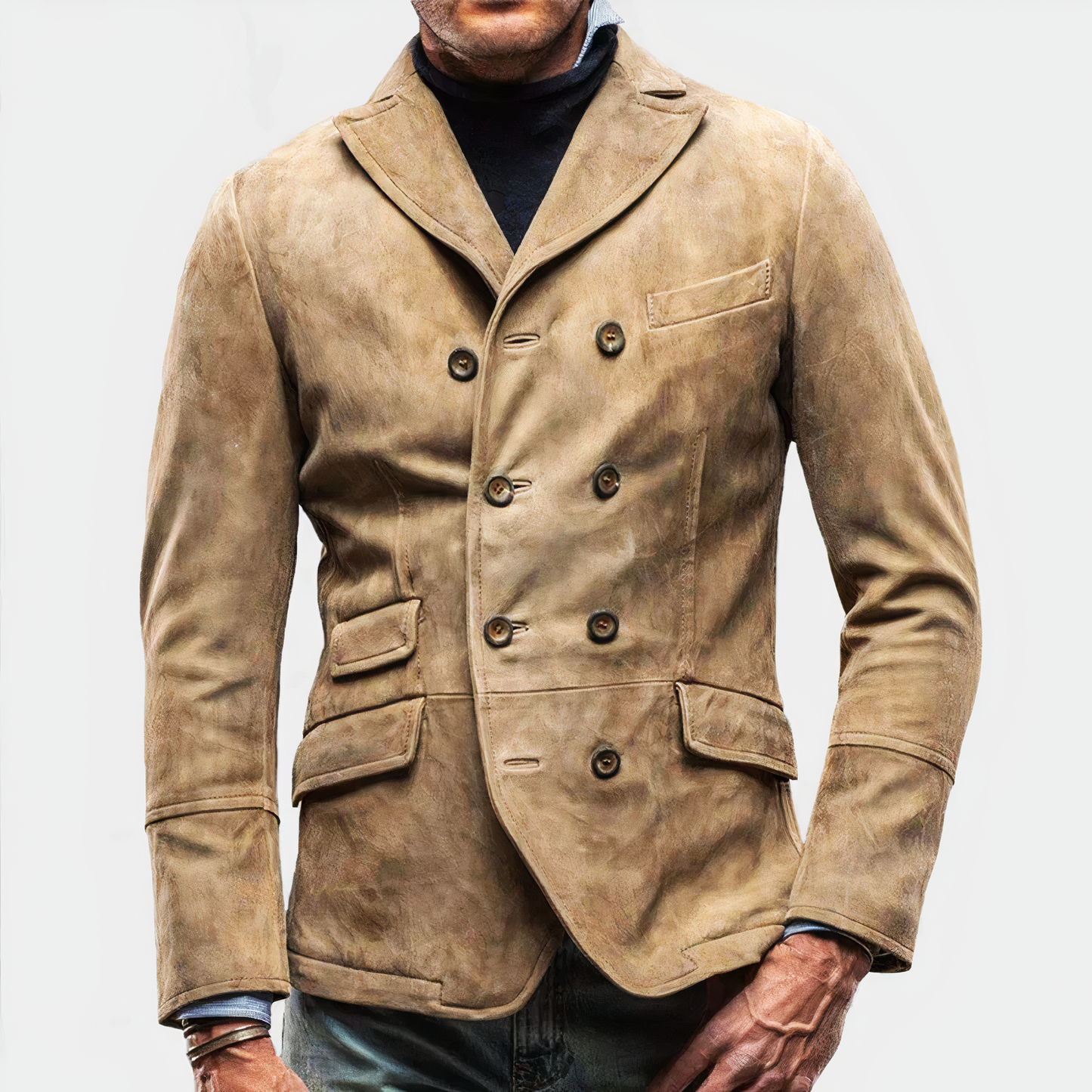 Men's Blazer Two-Button Elegance