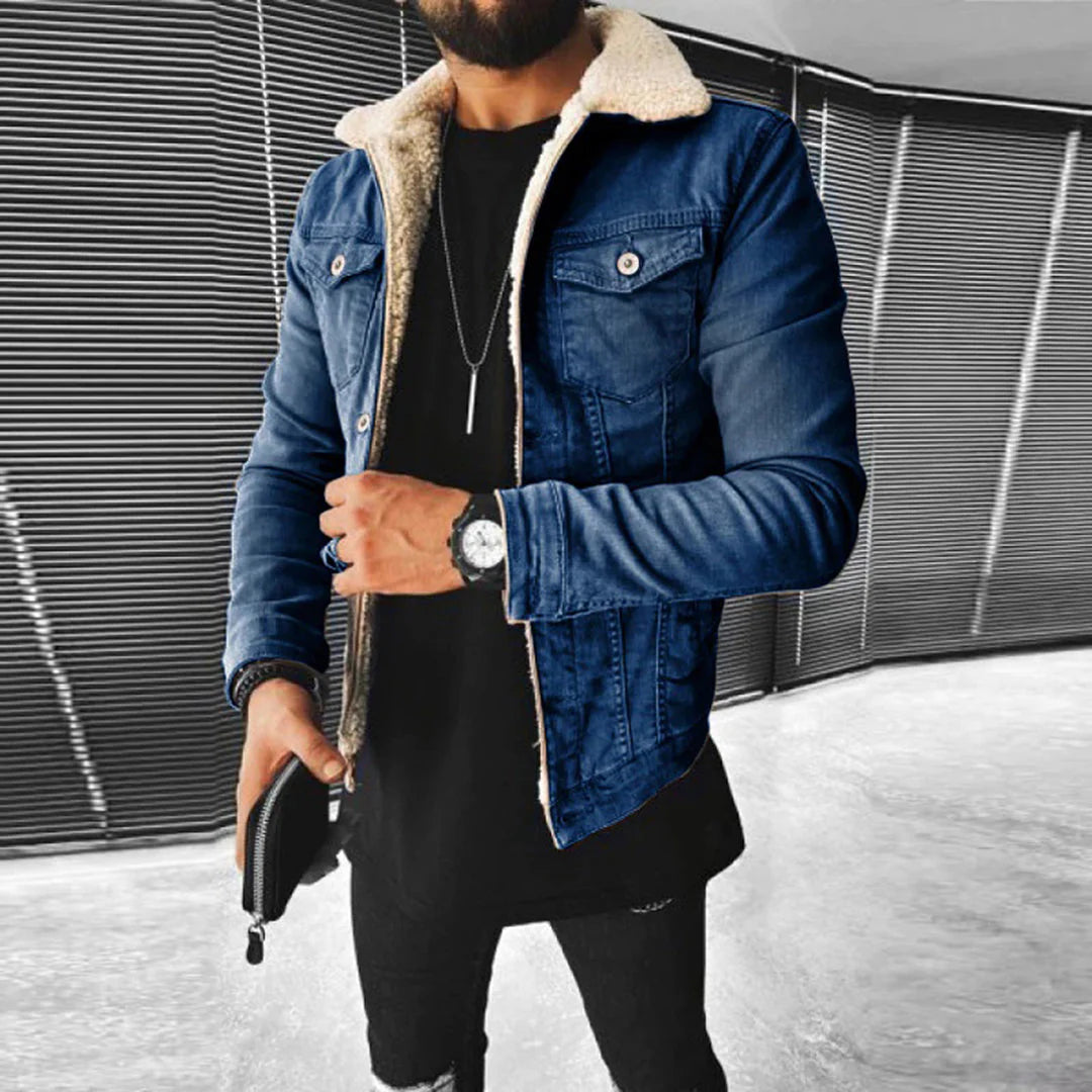 Men's Winter Jacket Fur-Lined Style