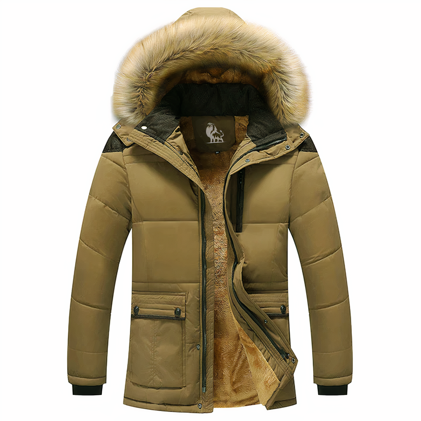 Women's Winter Parka with Detachable Hood