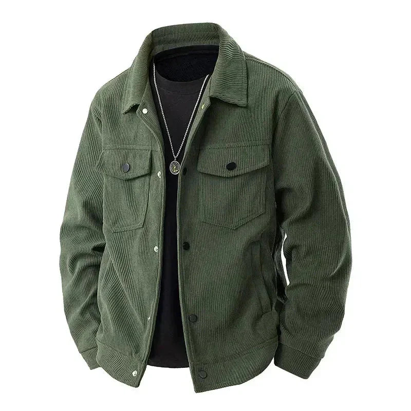 Elegant Corduroy Jacket Women's Classic