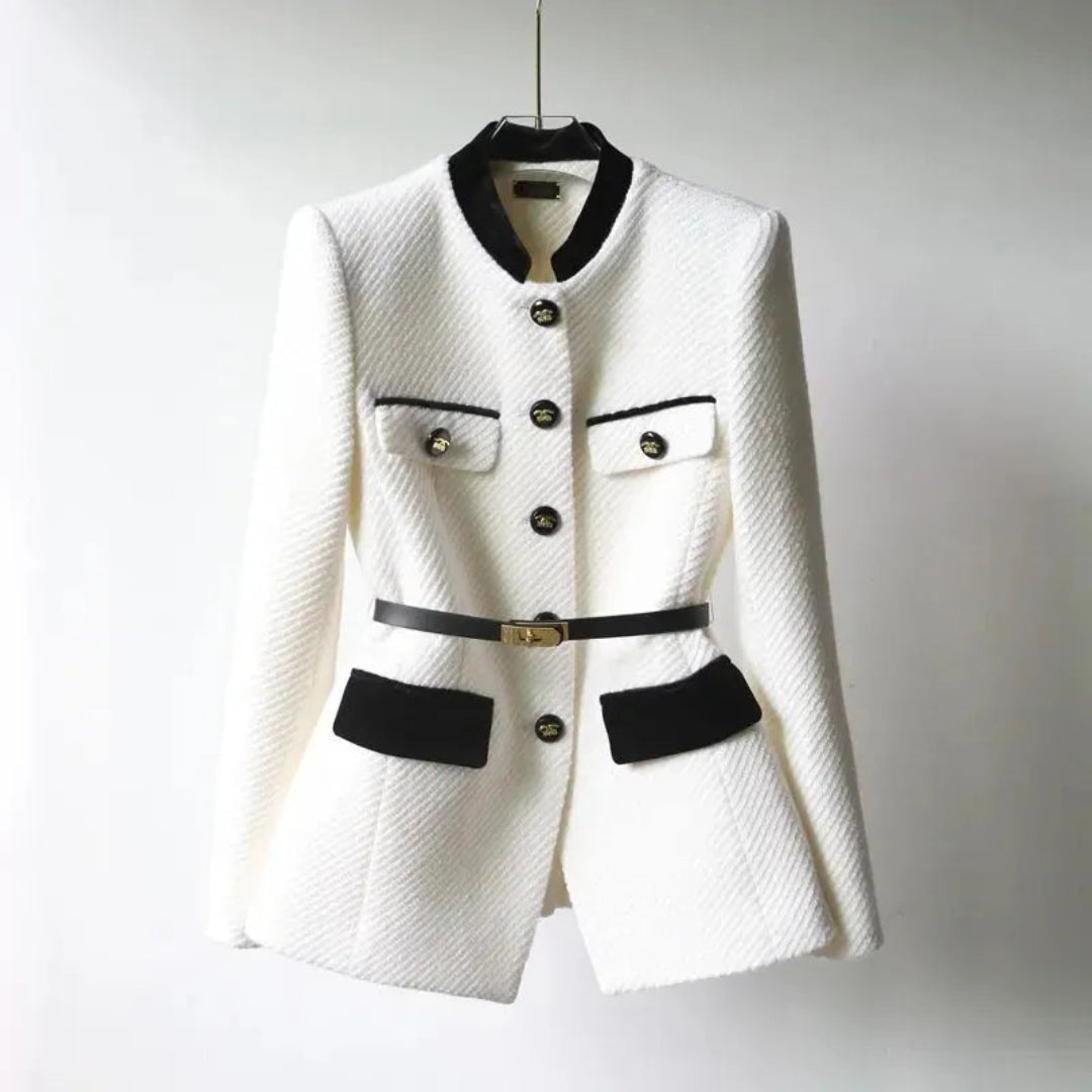 Elegant Women's Blazer with Gold Buttons