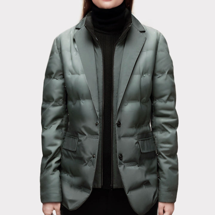 Stylish Blazer Coat Quilted Jacket for Women