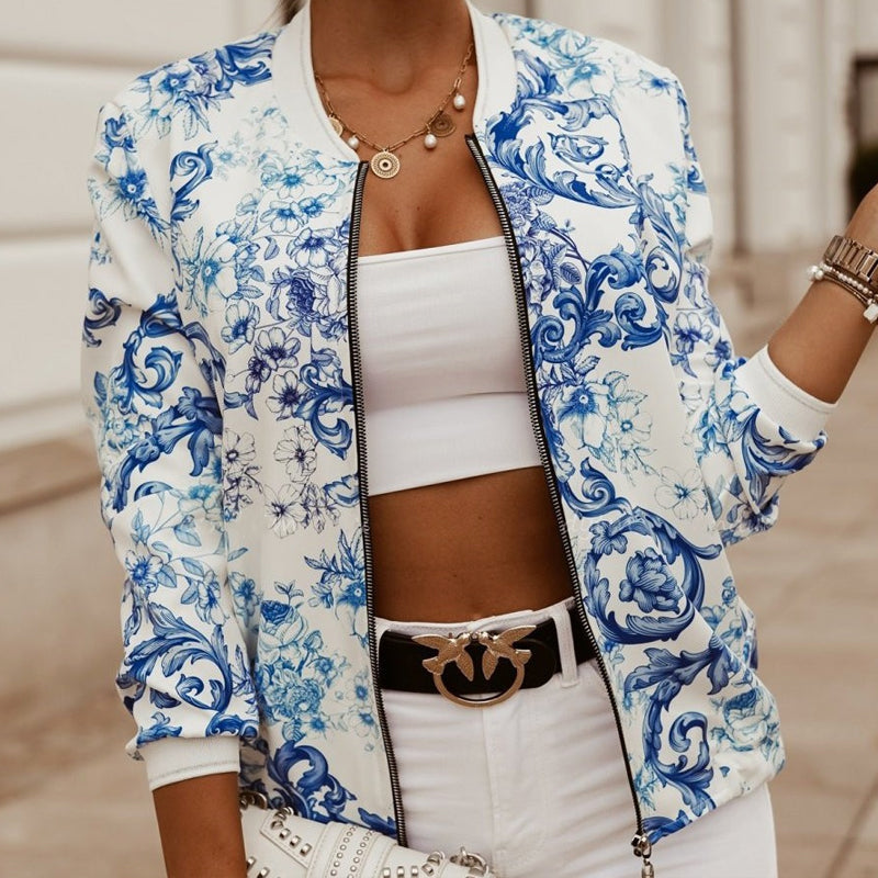 Women's Lightweight Floral Summer Jacket
