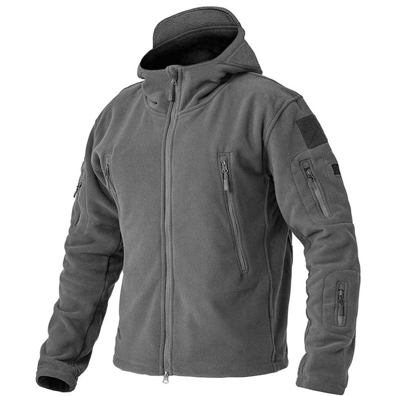 Warm Fleece Jacket Men Windproof