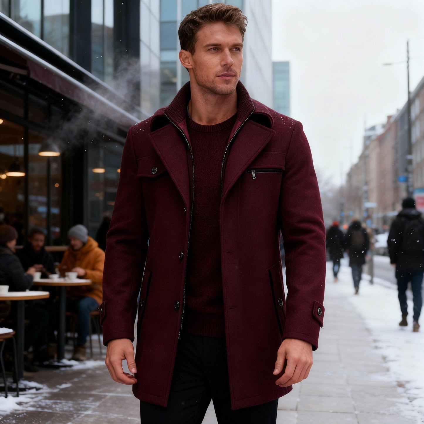 Waterproof Men's Elegant Winter Coat