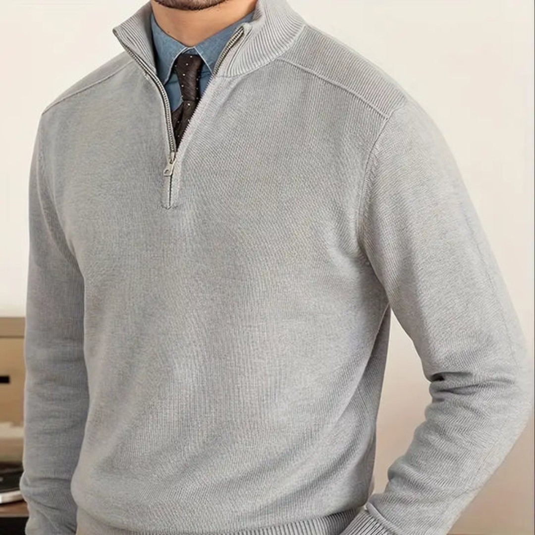 Men's Modern V-Neck Sweater
