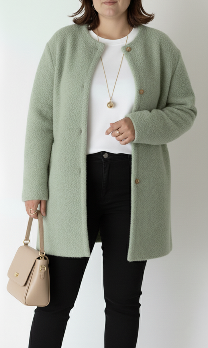 Women's Cardigan Generous Knit Elegant
