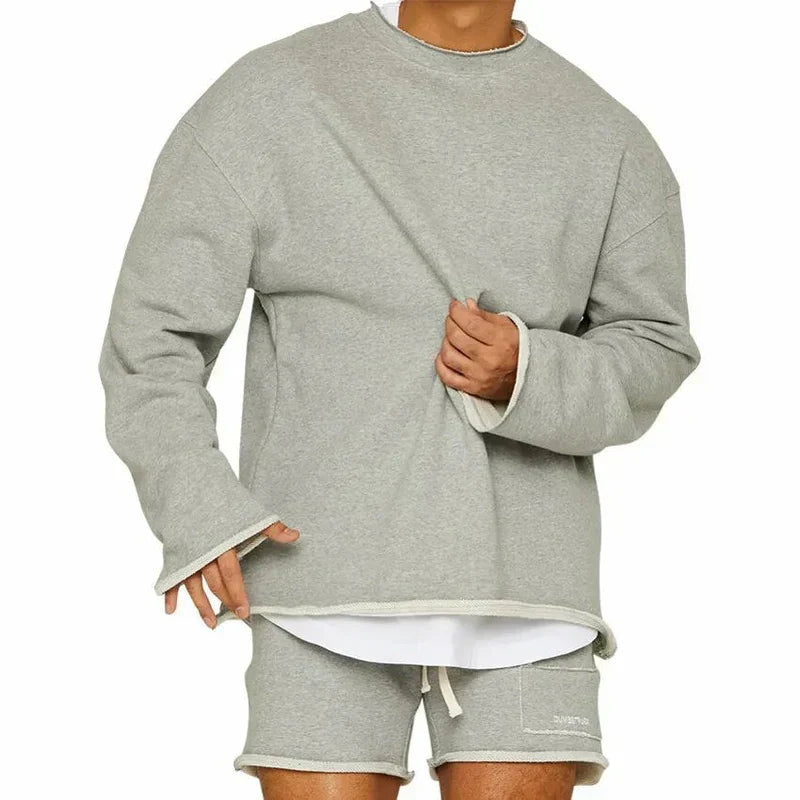 Men's Basic Sweater - Minimalist Casual
