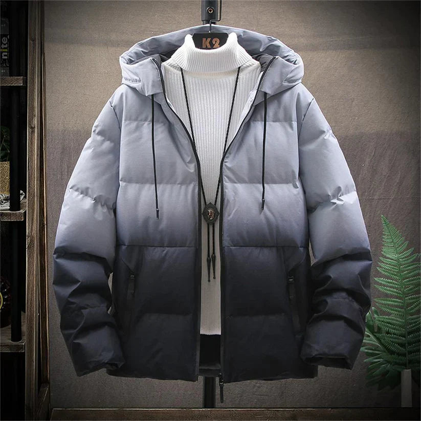 Waterproof Winter Jacket Gradient Design