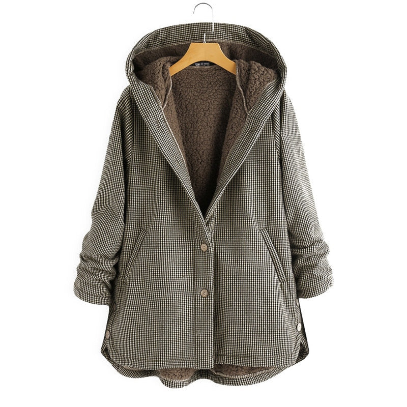 Stylish Women's Coat Elegant Black