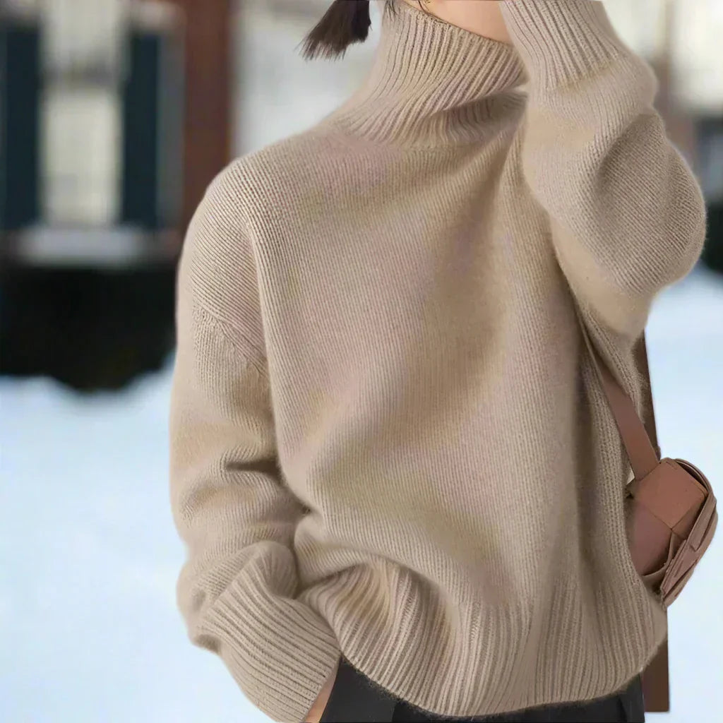 Chunky Knitted Sweaters Oversized Comfortable Long Sleeve