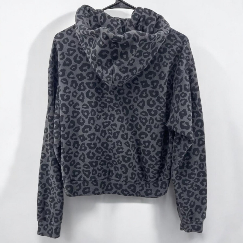 Men's Hoodie Leopard Print Streetwear Style
