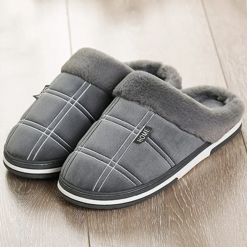 Men's Warm Winter Slippers Comfortable
