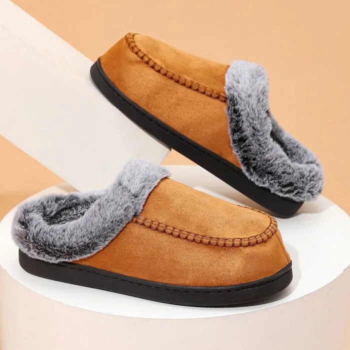 Warm Feet Men's Slippers Fleece Winter