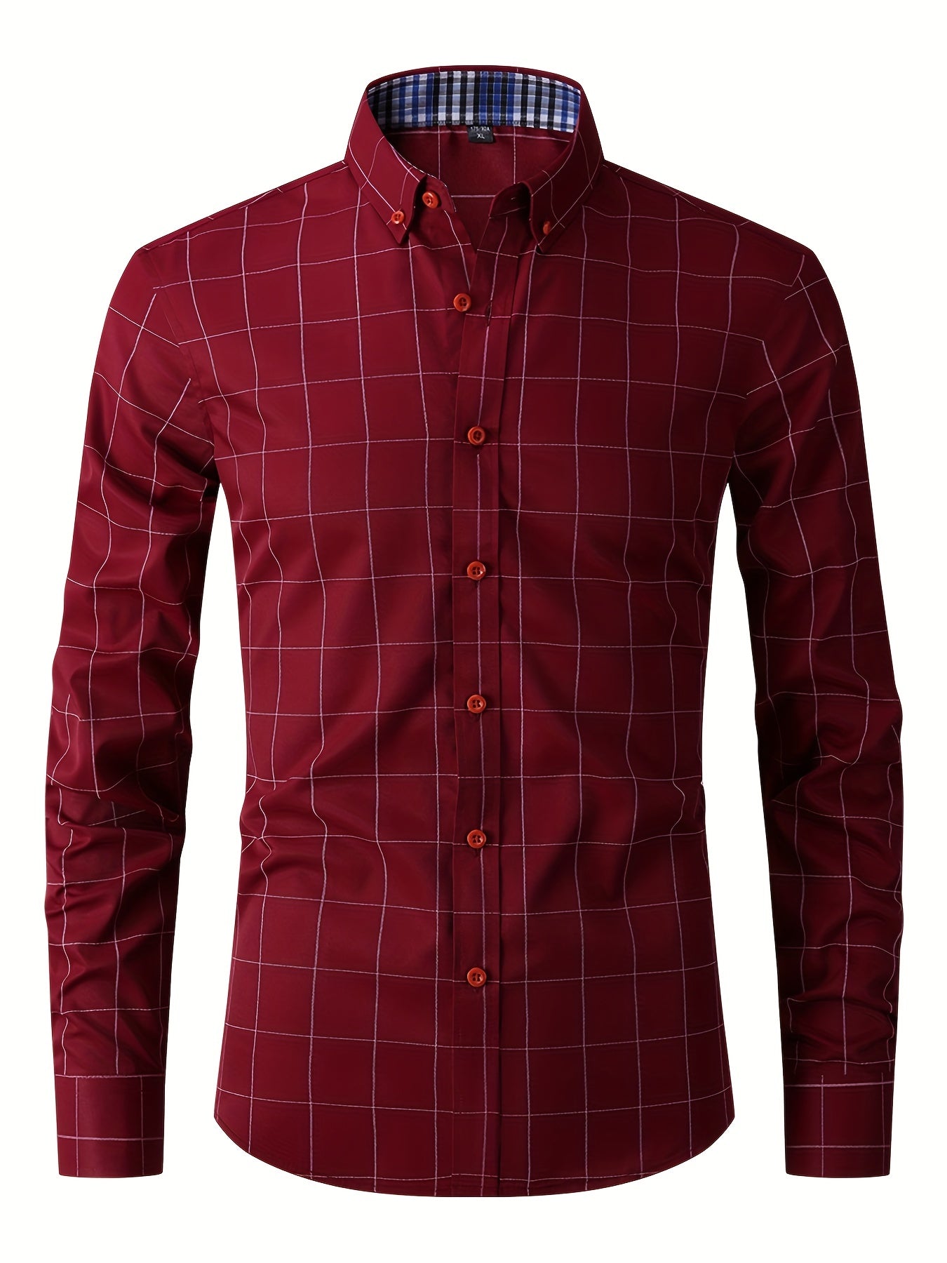 Men's Oxford Shirt Slim Fit Long Sleeve
