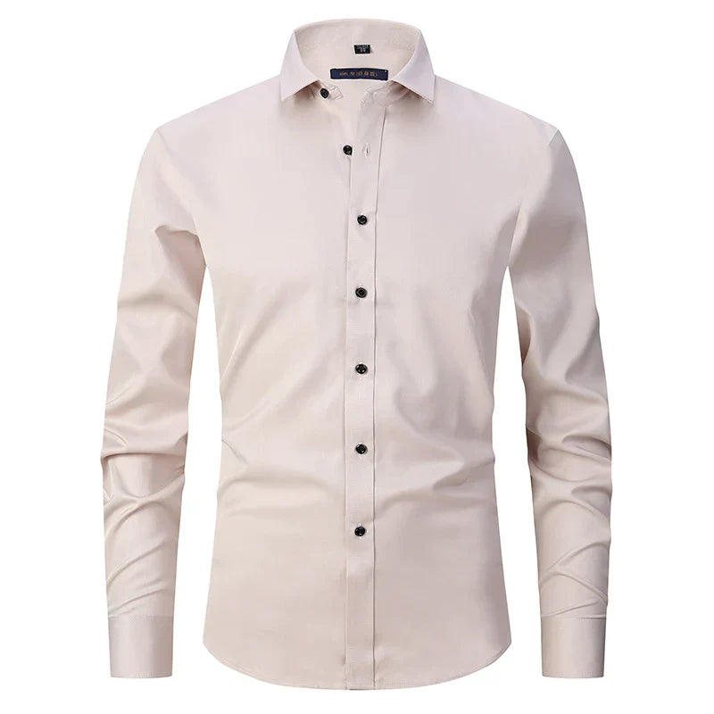 Men's Long-Sleeve Stretch Non-Iron Shirt
