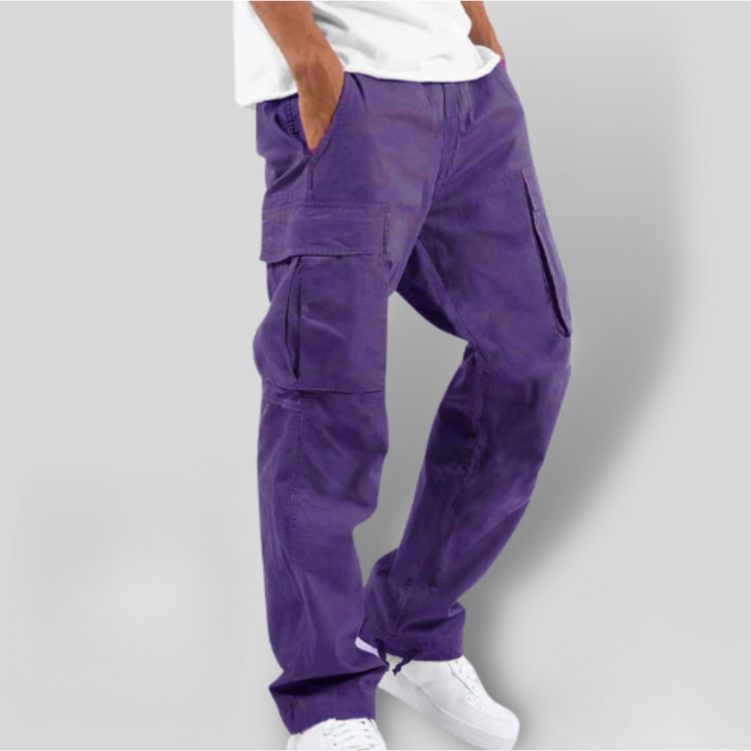 Comfortable Cargo Pants Loose Fit with Many Pockets