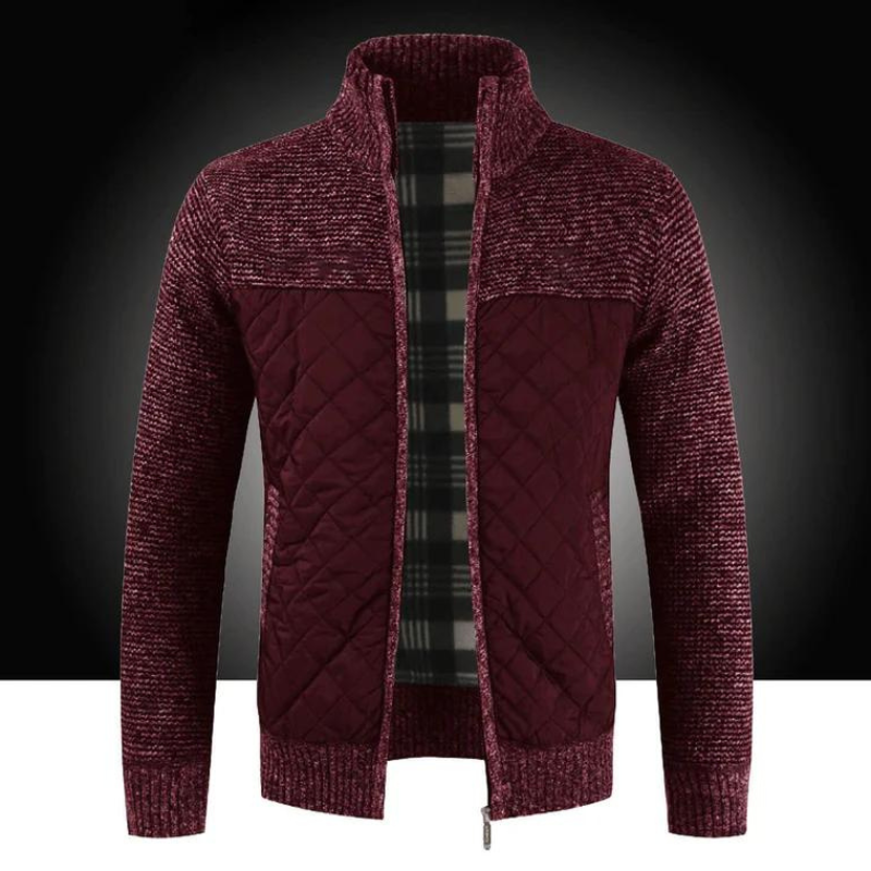 Men's Quilted Jacket Lightweight Zipper