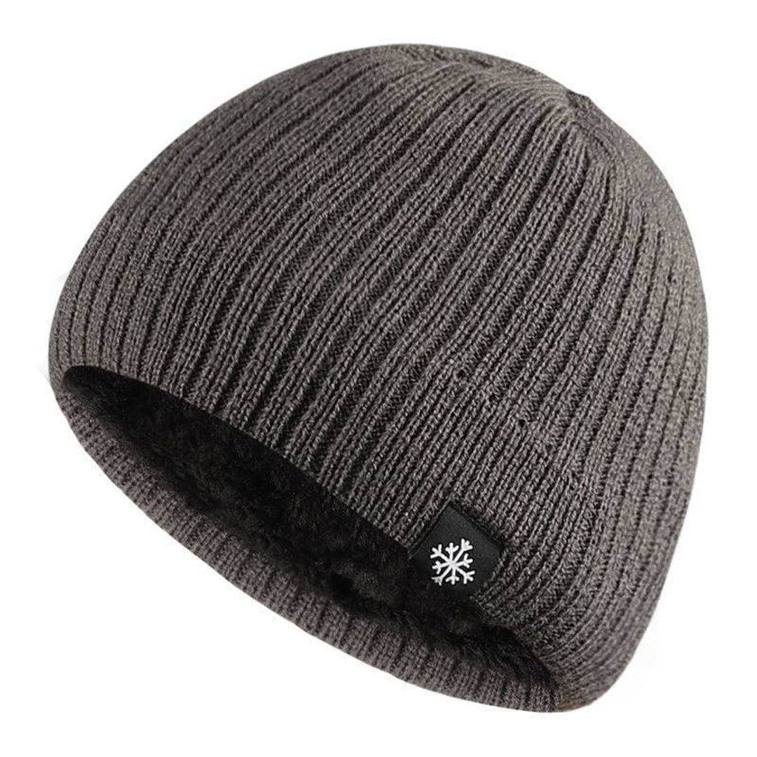 Men's Knitted Hat Warm Fleece Winter