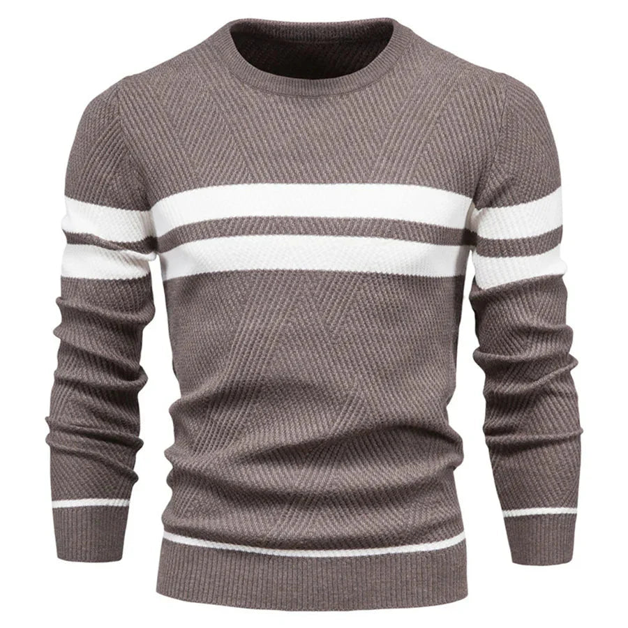 Men's Modern Crew Neck Knit Sweater