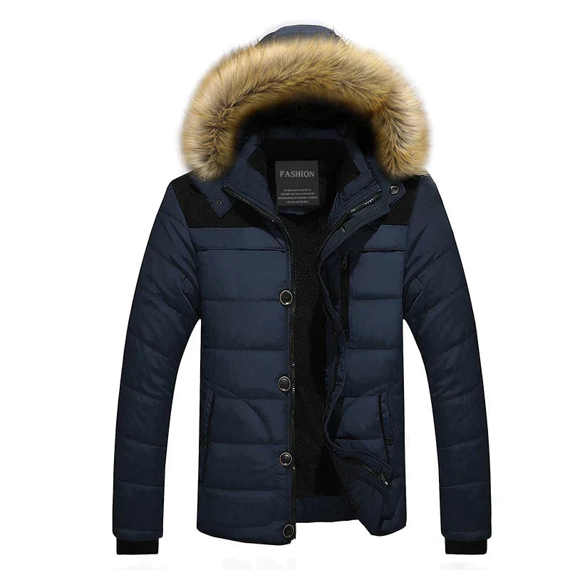 Women's Winter Parka Fur Collar Hood