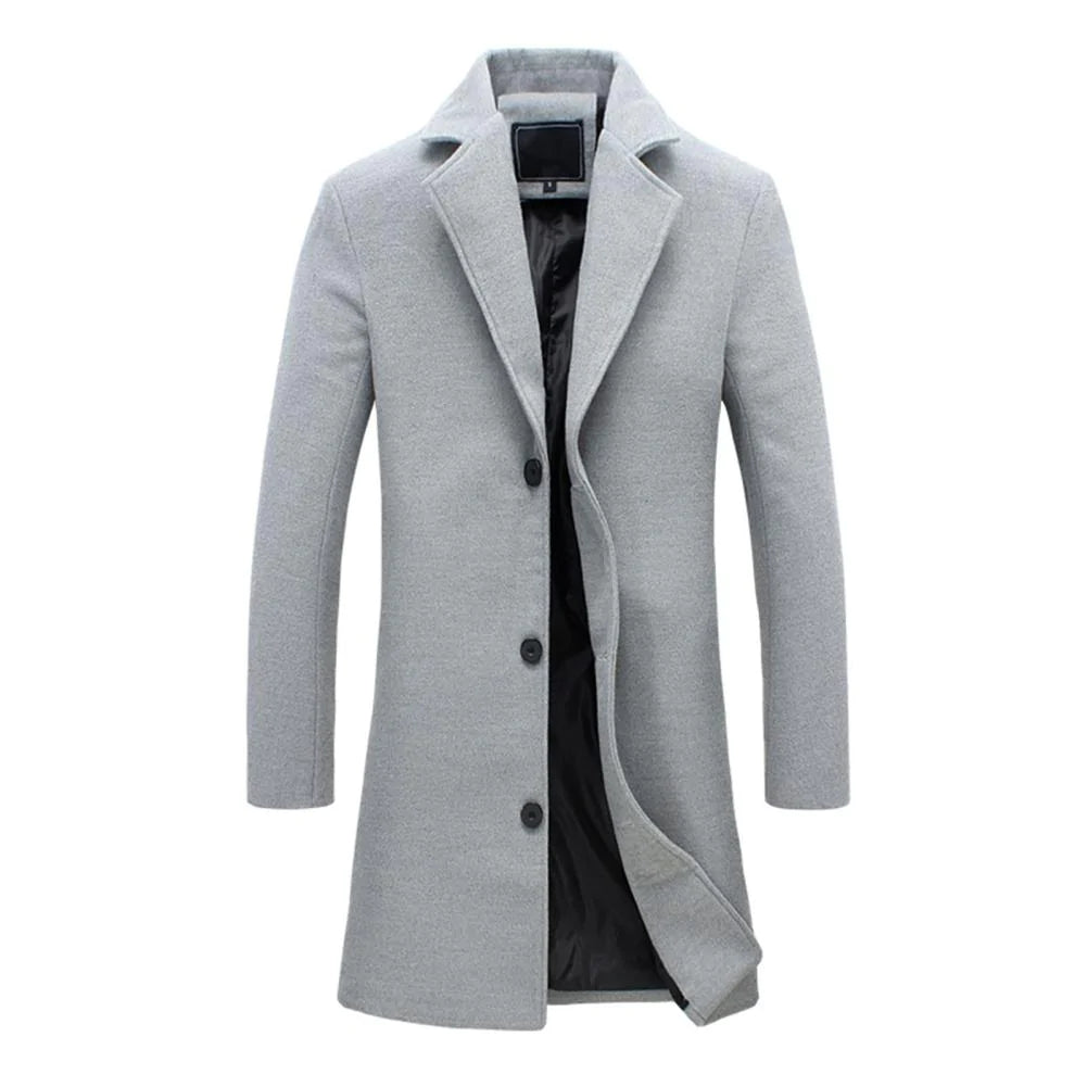Women's Overcoat Wool Blend Elegant