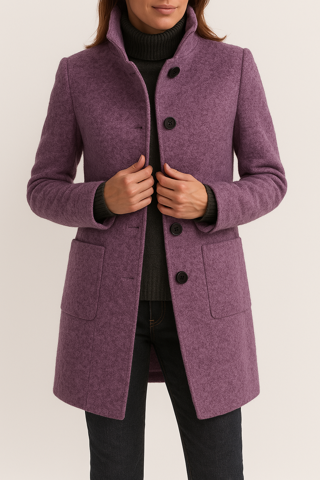 Stylish Wool Coat Women Isabella