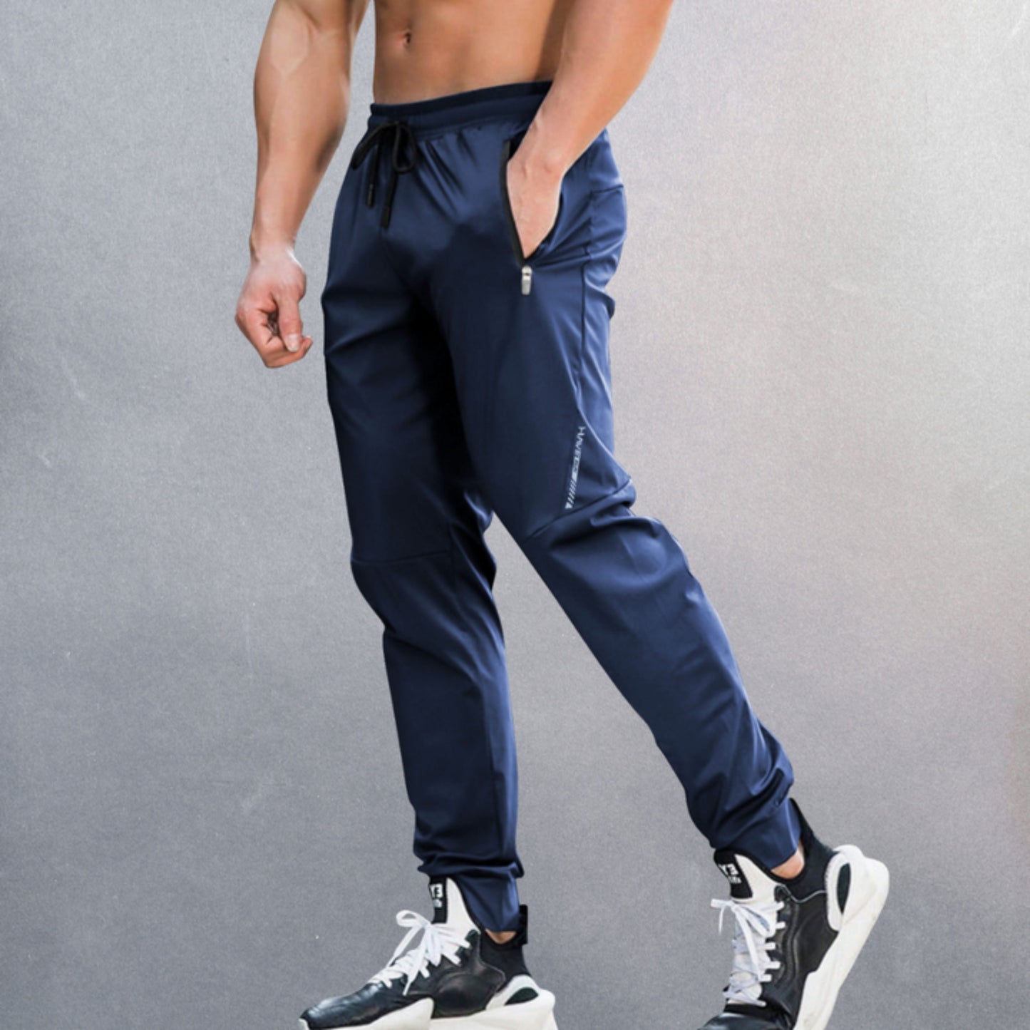Comfortable Drawstring Jogging Pants Light