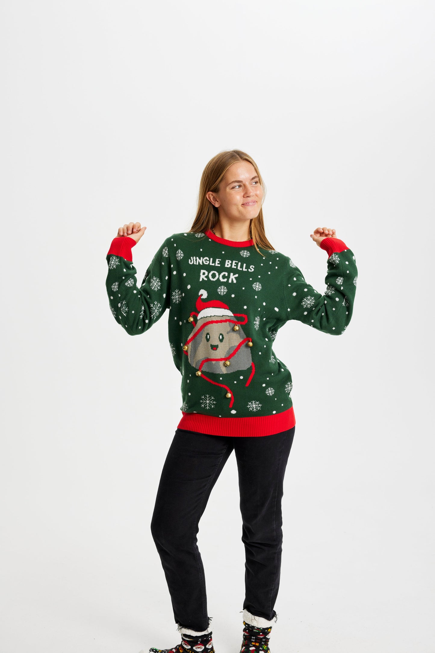 Weihnachtliche Damenkleidung Rock - IdealeKleiden