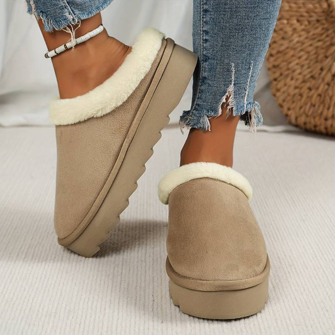 Elegant Women's Wool Slippers Luxury Quality