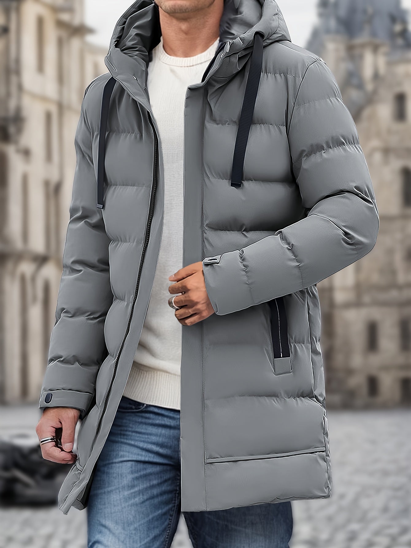 Wattierte Winterjacke Damen Warm Isoliert