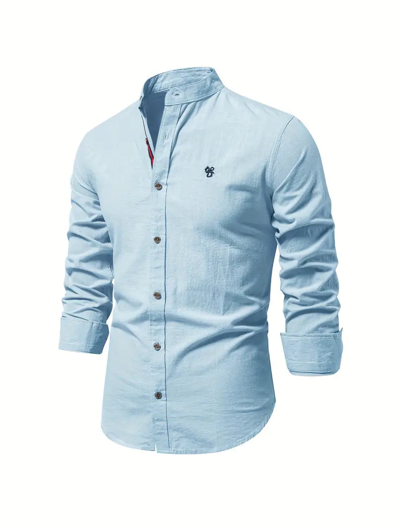 Men's Slim Fit Lightweight Long-Sleeve Shirt