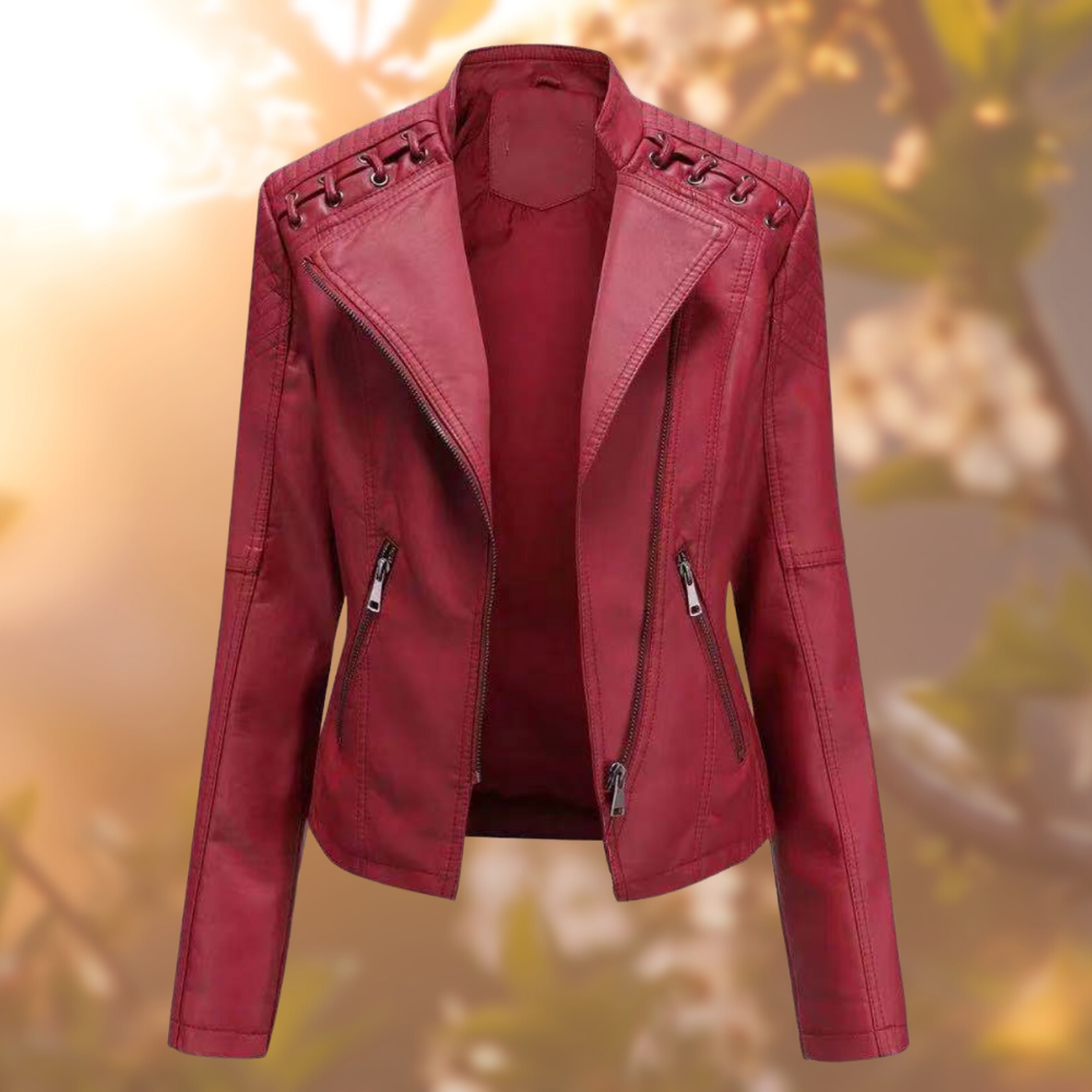 Leather Jacket Women Stylish Elegant