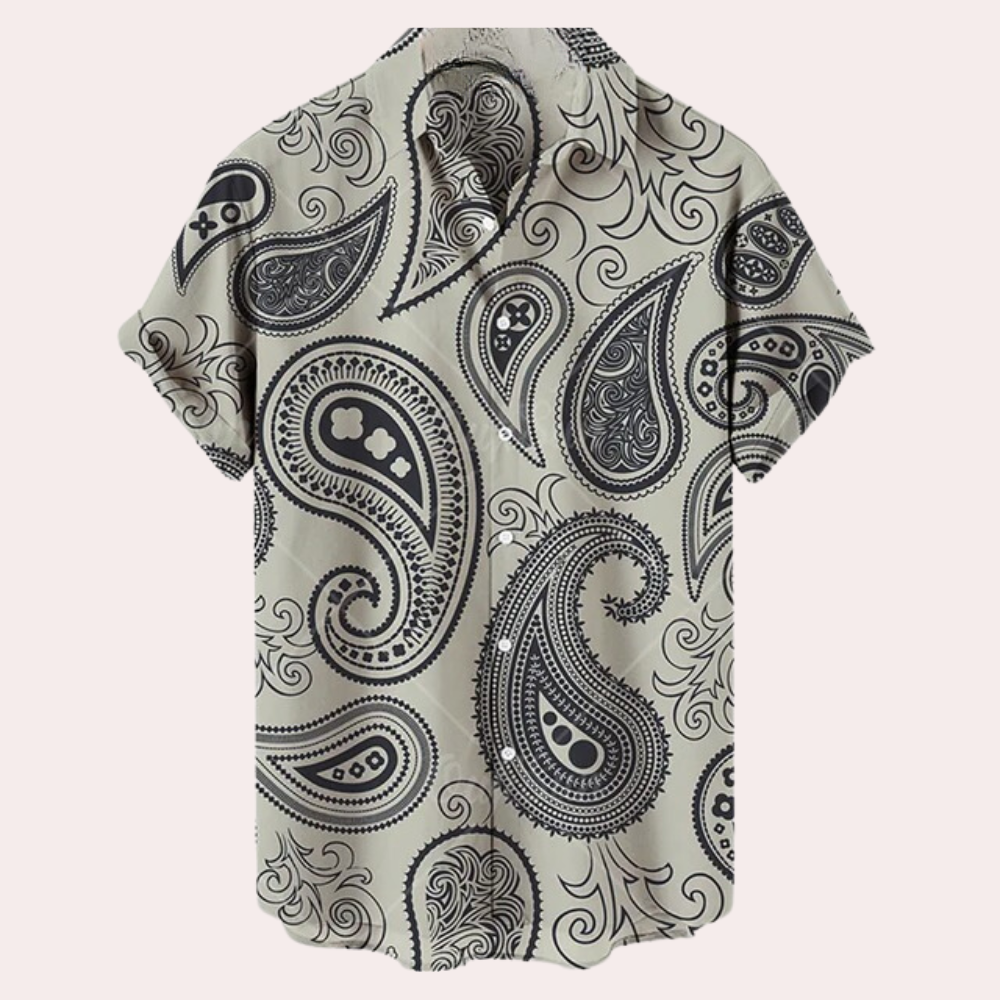 Summer Shirt Short Sleeve Lightweight Printed