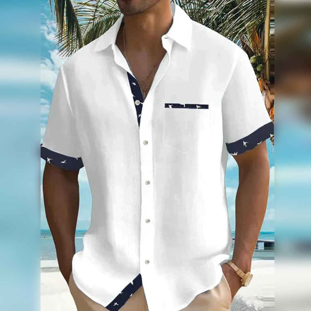 Men's Lightweight Short-Sleeve Summer Shirt