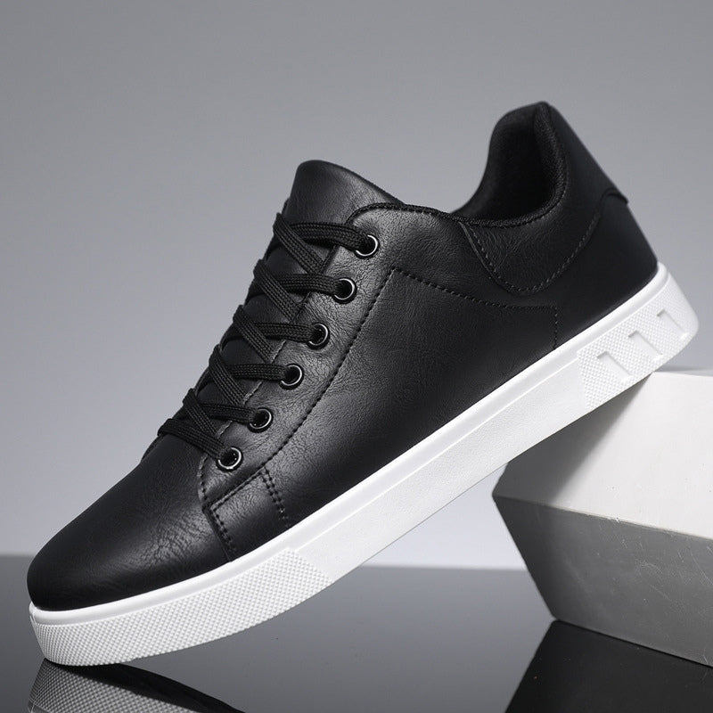 Men's Comfortable Leather Lace-Up Shoes