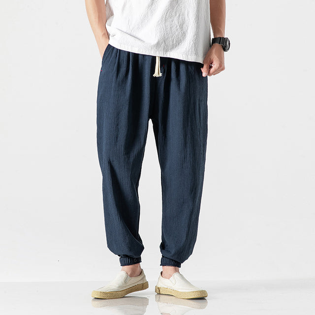 Comfortable Men's Lightweight Cotton Joggers